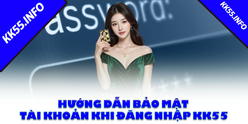 Hướng dẫn bảo mật tài khoản khi đăng nhập KK55