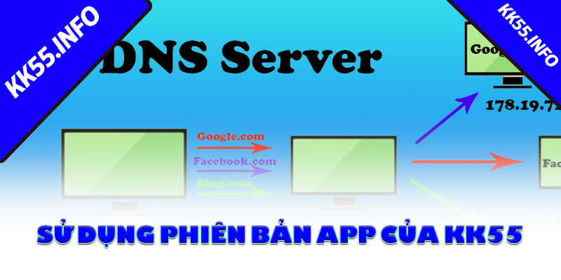 Sử dụng phiên bản app của KK55